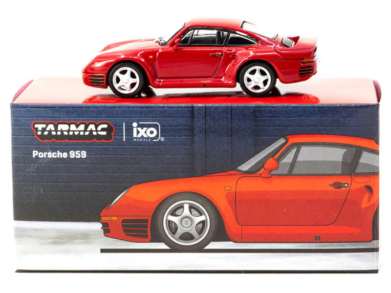 1/64 Tarmac Works Porsche 959 (Red) Diecast Car Model