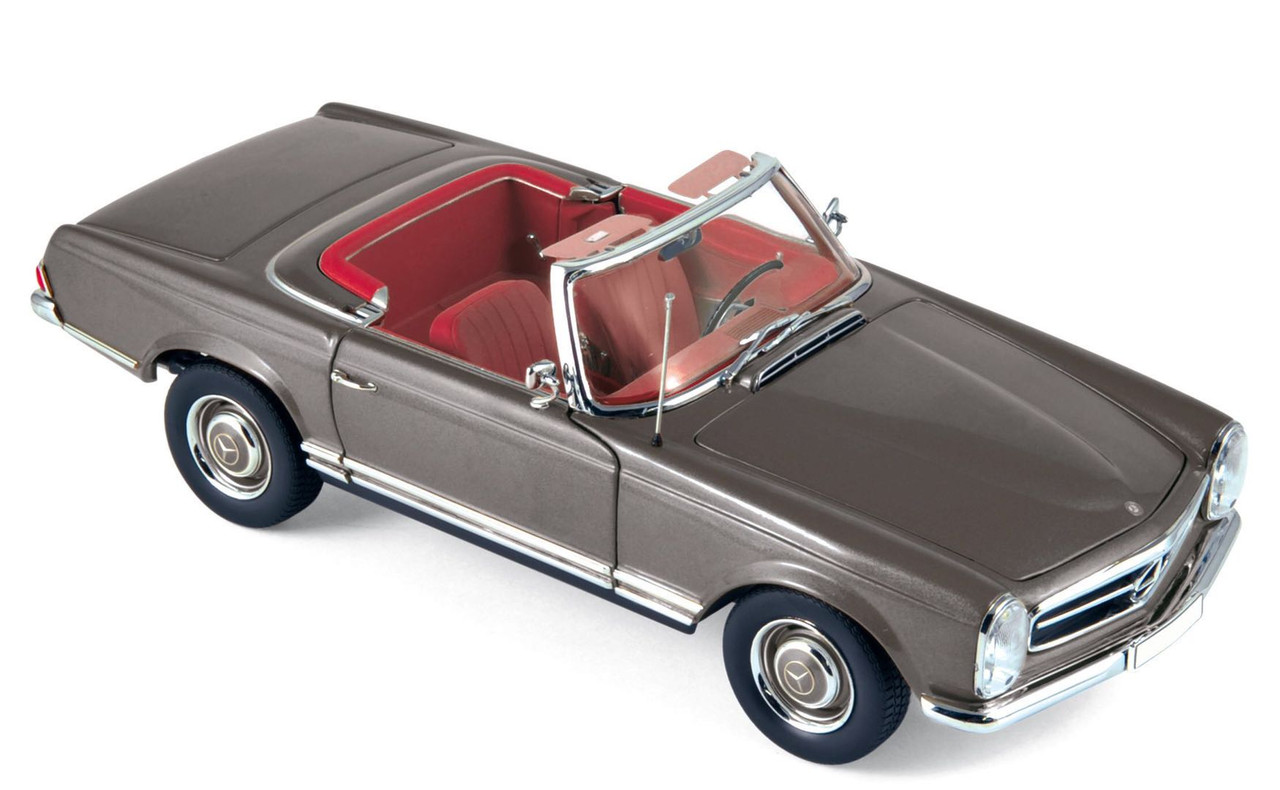 Norev 1:18 1963 Mercedes Benz 230SL Convertible, Metallic Blue