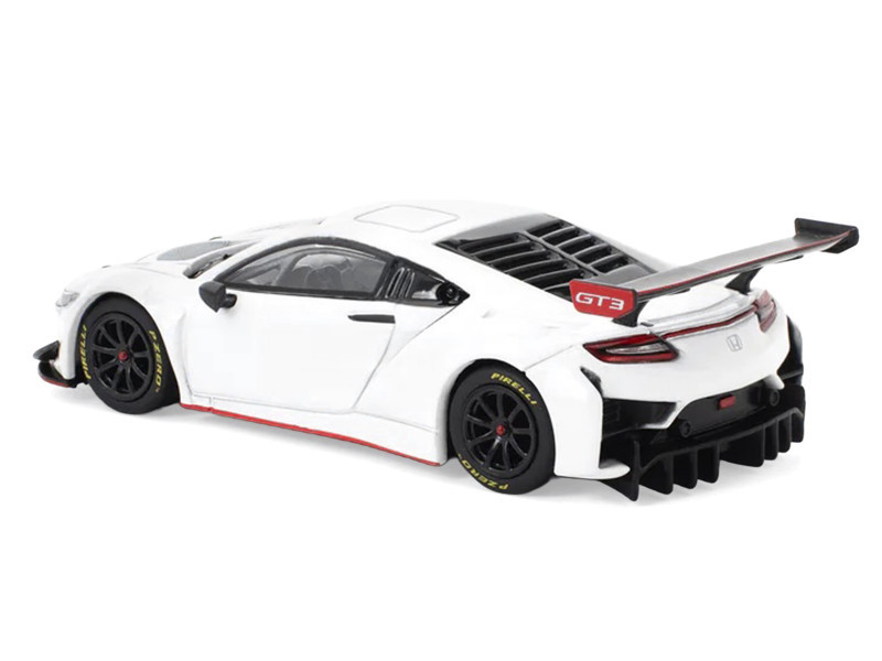 1/64 Poprace Top Honda NSX GT3 EVO22 (White) Diecast Car Model