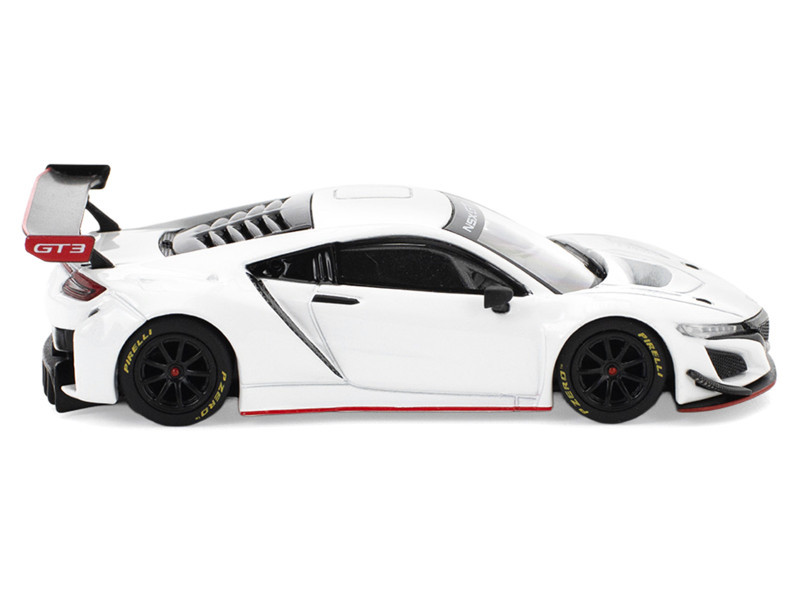 1/64 Poprace Top Honda NSX GT3 EVO22 (White) Diecast Car Model