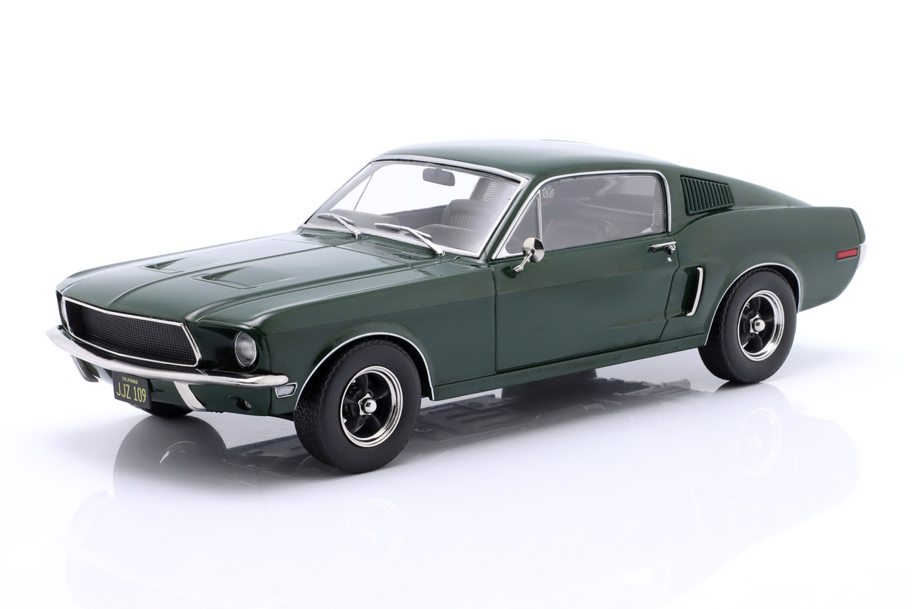 がんはさん 1/18 KK-Scale 1968 Ford Mustang GT Fastback Bullitt (Dark Green