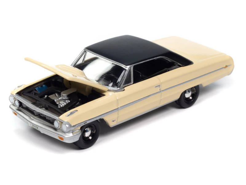 1964 Ford Galaxie 500 XL Sunshine Yellow with Black Top 