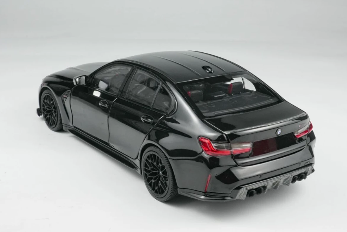 1/18 Minichamps 2024 BMW M3 CS G80 (Black Metallic) Diecast Car Model