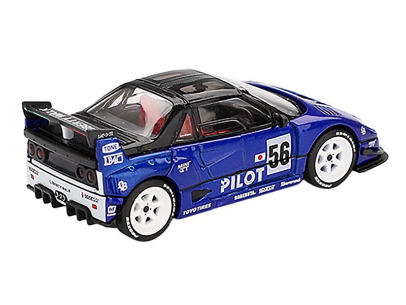 1/64 Mini GT Mazda AZ-1 Liberty Walk LB40 PILOT #56 (Blue) Diecast Car Model