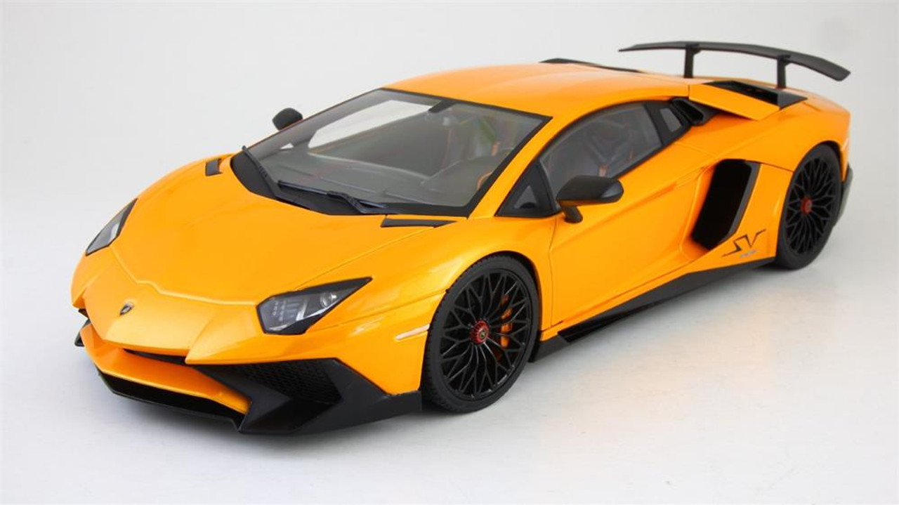 1/18 Kyosho Lamborghini Aventador SV LP750-4 Superveloce (Orange) Car Model