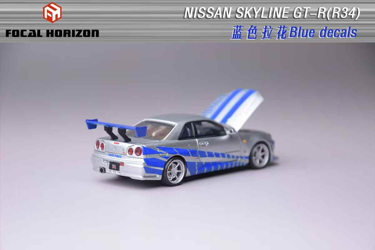 1/64 Focal Horizen FH Nissan Skyline GT-R GTR R34 Movie Fast