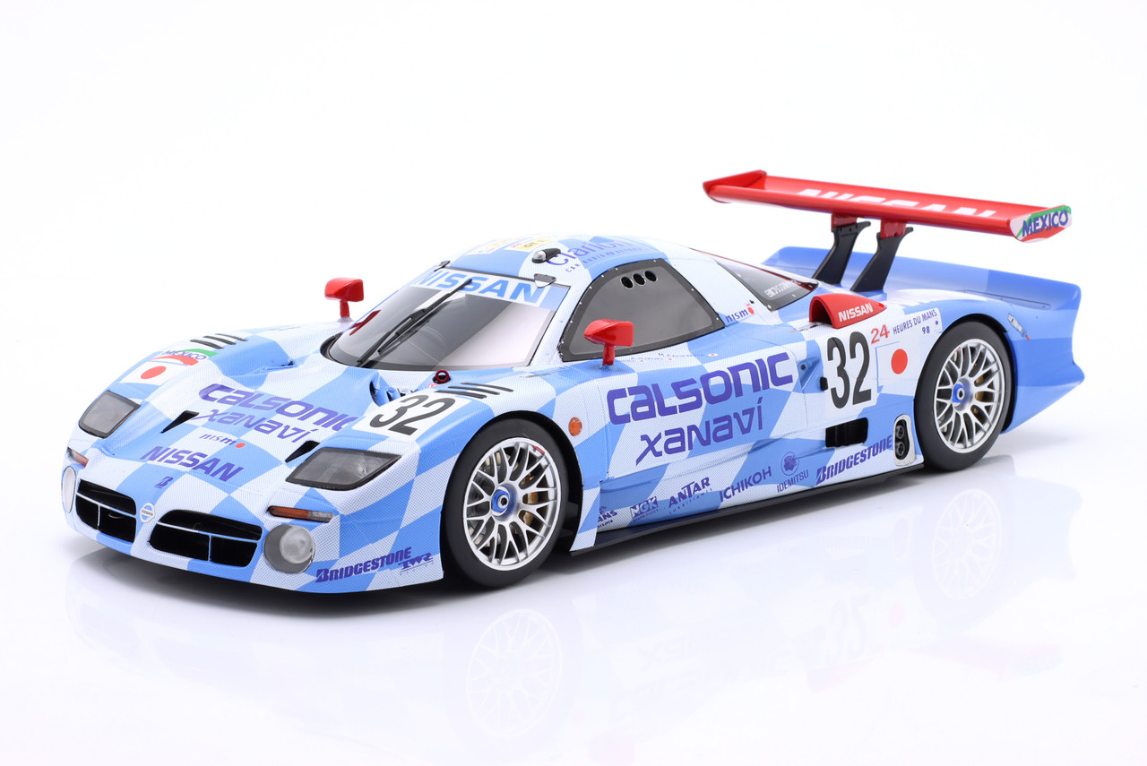 1/18 GT Spirit 1998 Nissan R390 GT1 Le Mans #32 (Blue) Car Model