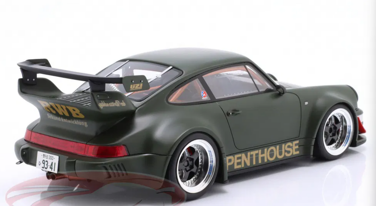 1/18 GT Spirit 2008 Porsche 911 964 RWB Penthouse (Green) Car Model
