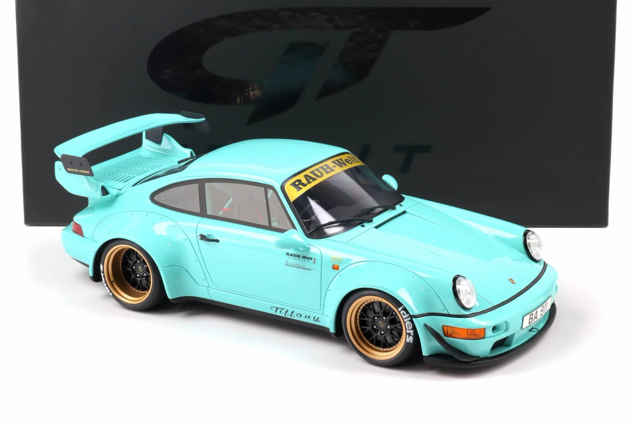 1/12 GT Spirit 2020 Porsche 911 964 RWB (Tiffany Blue) Car Model