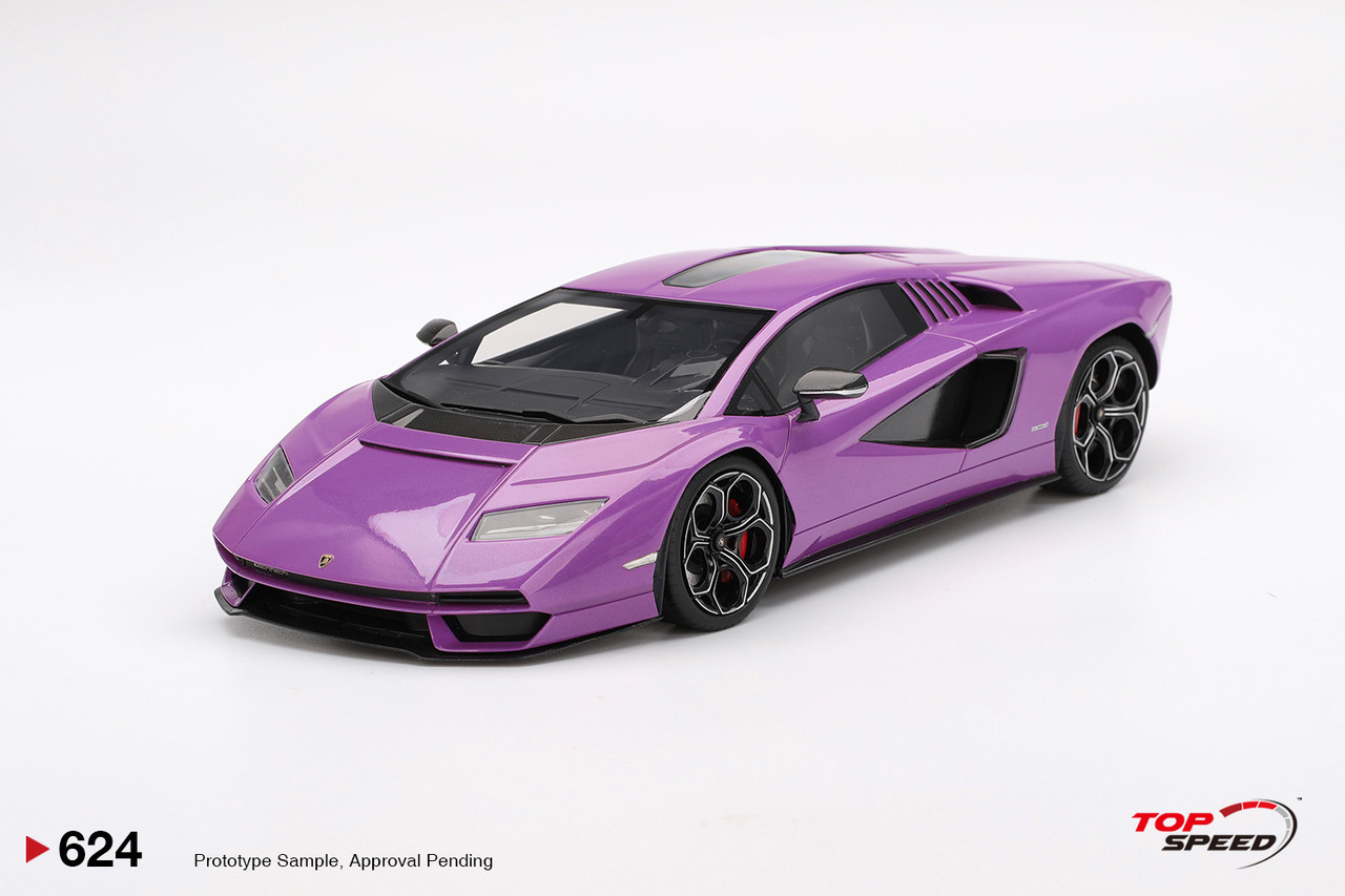 とは 1/18 Top Speed Lamborghini Countach LPI 800-4 (Viola Purple) 30th