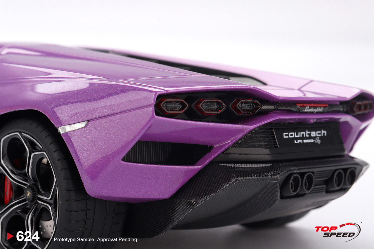 1/18 Top Speed Lamborghini Countach LPI 800-4 (Viola Purple) 30th