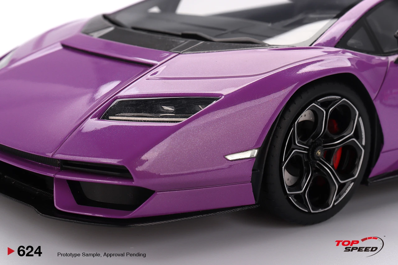 1/18 Top Speed Lamborghini Countach LPI 800-4 (Viola Purple) 30th