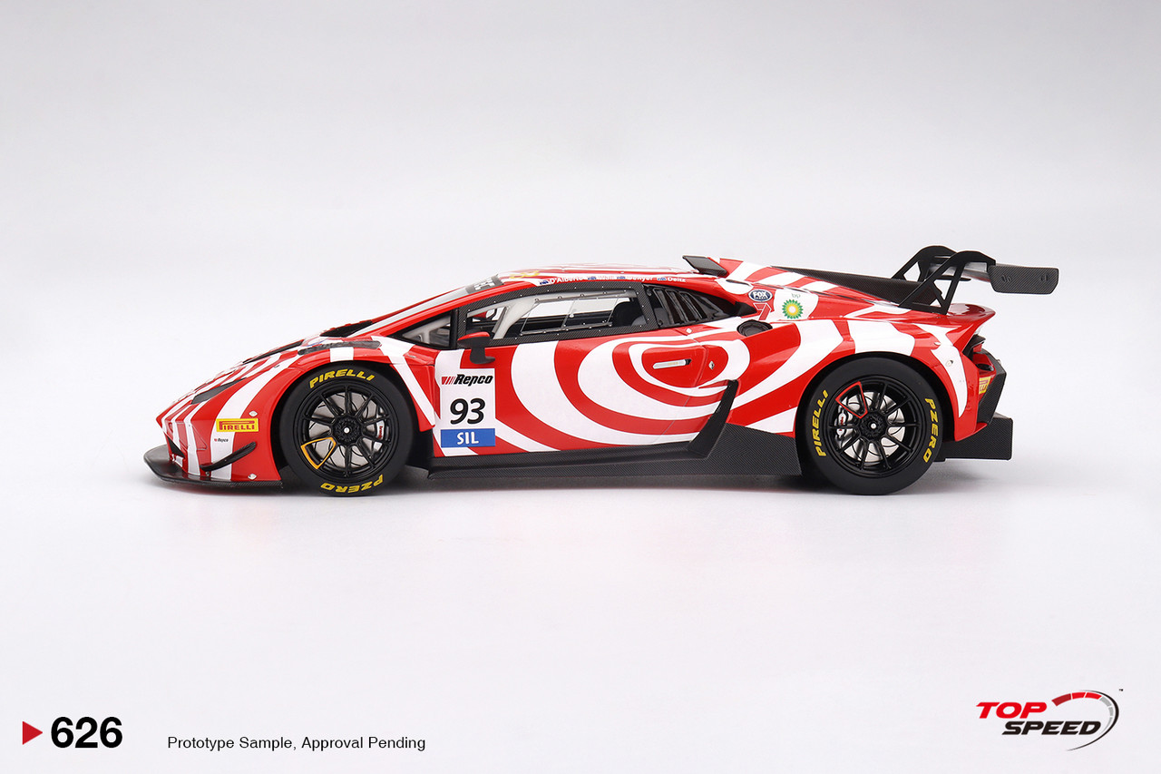 ウッディ 1/18 Top Speed 2024 Lamborghini Huracan GT3 EVO2 #93 Wall Racing