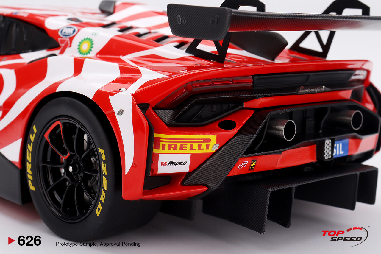 1/18 Top Speed 2024 Lamborghini Huracan GT3 EVO2 #93 Wall Racing