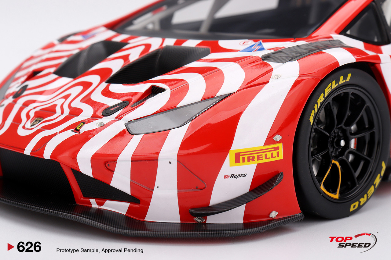 1/18 Top Speed 2024 Lamborghini Huracan GT3 EVO2 #93 Wall Racing