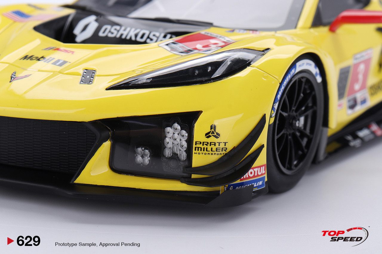 ショッピングマン 1/18 Top Speed 2025 Chevrolet Corvette Z06 GT3.R #3 Corvette