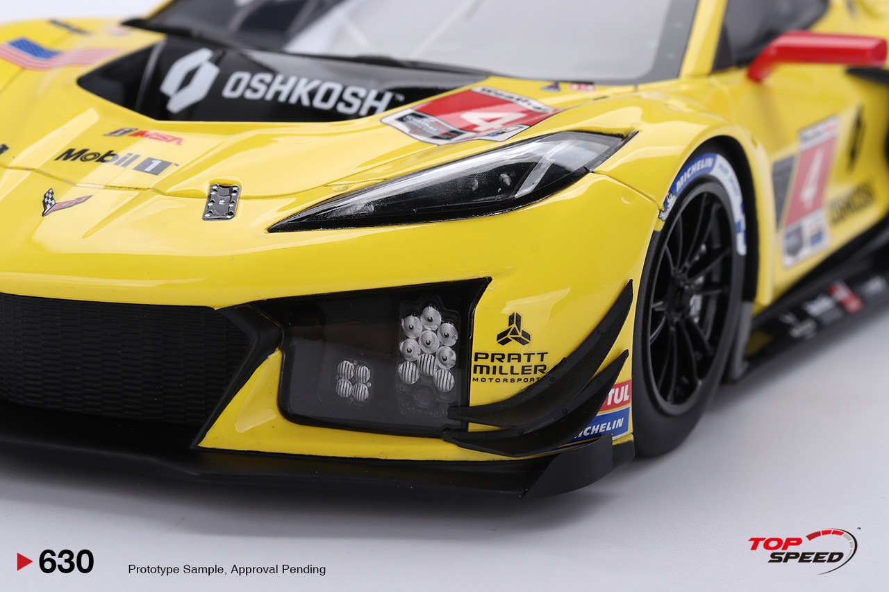 。 1/18 Top Speed 2025 Chevrolet Corvette Z06 GT3.R #4 Corvette