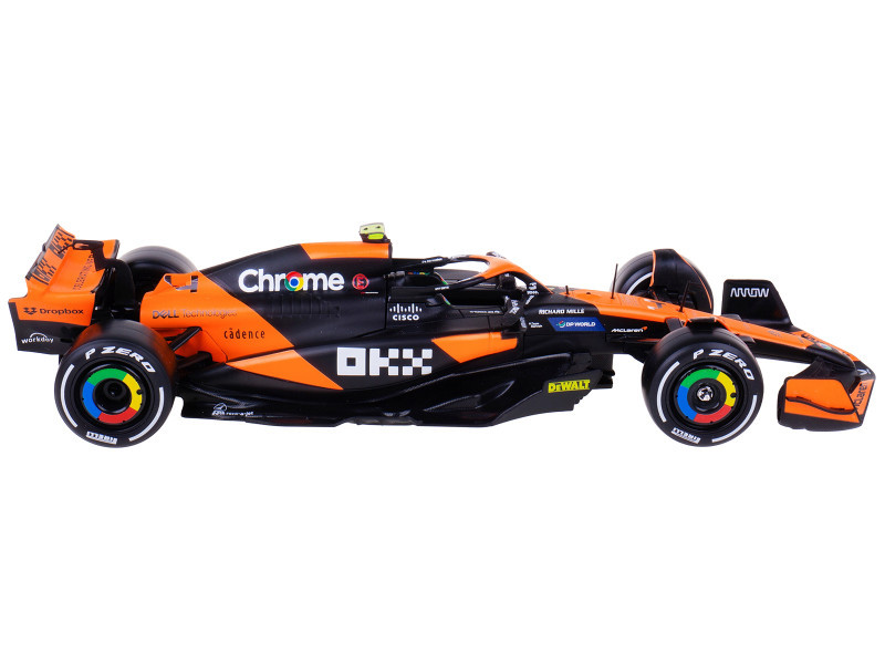 1/24 BBurago 2024 Formula 1 Lando Norris McLaren MCL38 #4 Winner
