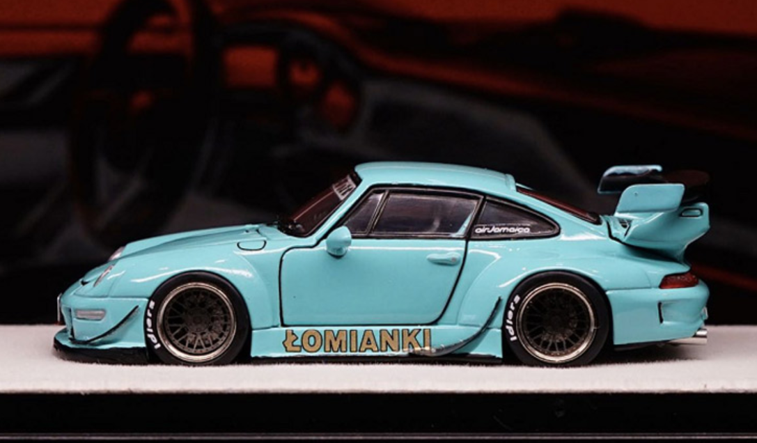 PGM製1/64 RWB 964 PGM 1⁄64 RWB ポルシェ 964 Red フル開閉