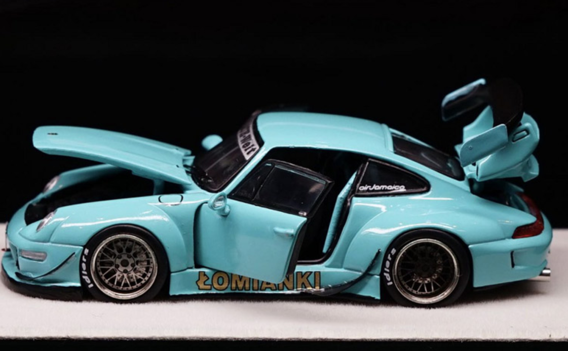 ミニカー PGM 1⁄64 RWB White⁄Blue #1.2 porsche 964 ミニカー PGM 1
