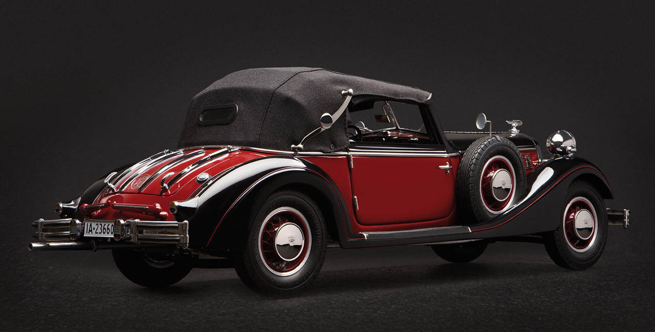 1/12 CMC 1937 Horch 853 (Black & Red) Diecast Car Model