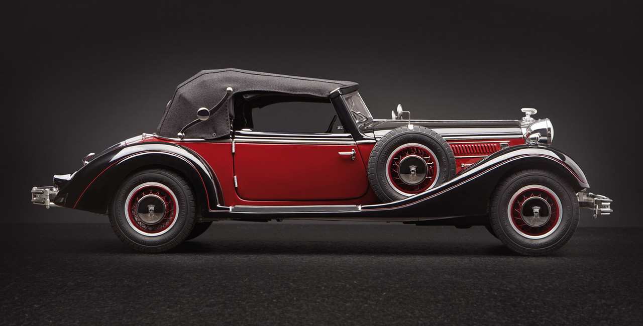 1/12 CMC 1937 Horch 853 (Black & Red) Diecast Car Model