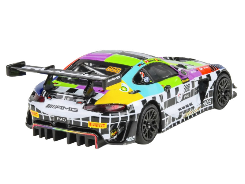 1/64 メルセデスAMG GT3 2025 #888 ダイキャスト製ミニカー 1/64 Paragon 2025 Mercedes-AMG GT3 2025 Bathurst 12H GruppeM