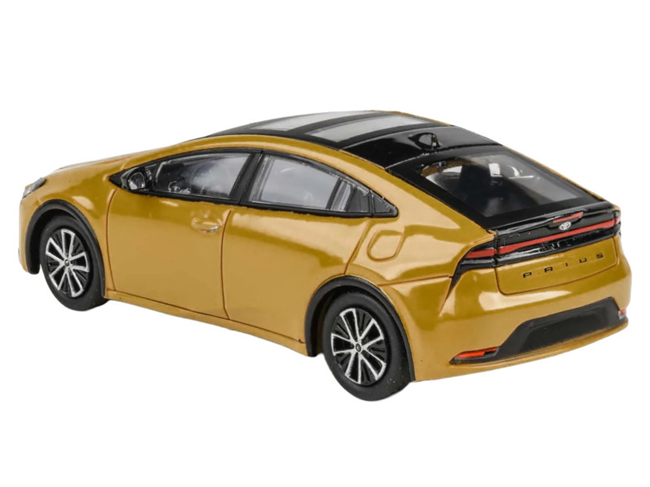 1/64 Paragon 2023 Toyota Prius (Yellow) Diecast Car Model