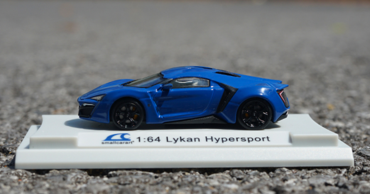 1/64 Dealer Edition Lykan (Blue) Car Model