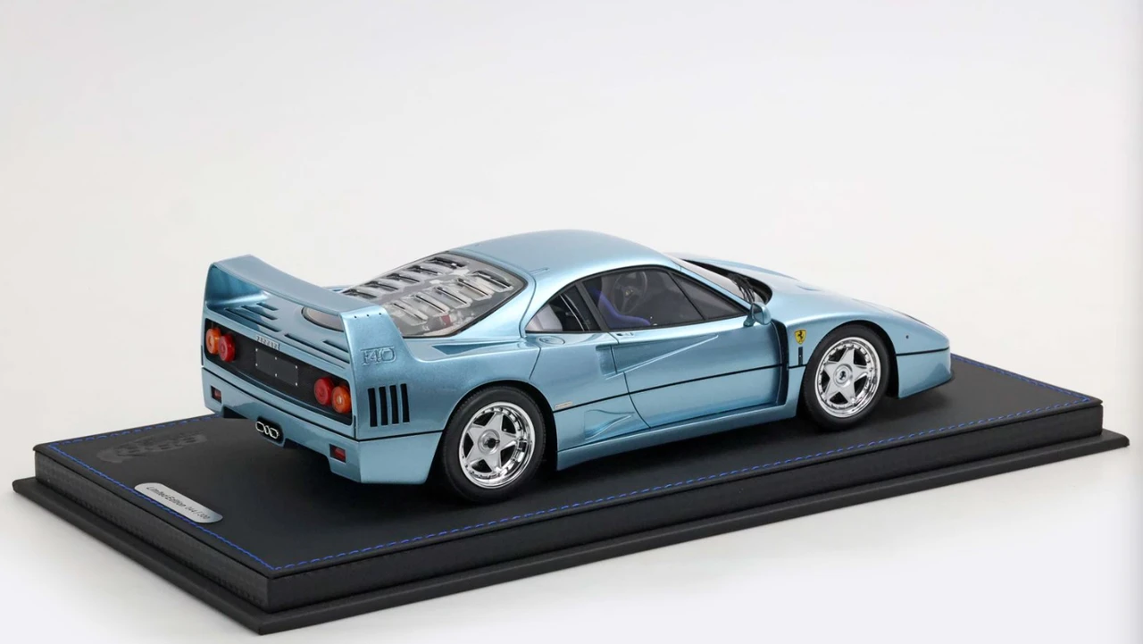 1/18 BBR 1987 Ferrari F40 (Hyperion Blue) Car Model