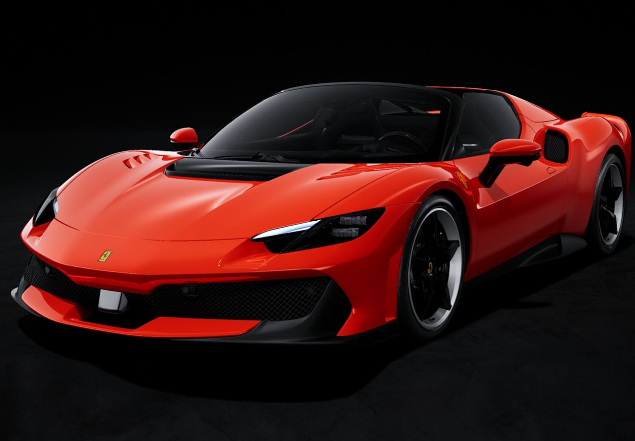 1/18 BBR Ferrari 296 Speciale A Showcar (Rosso Dino Red) Car Model