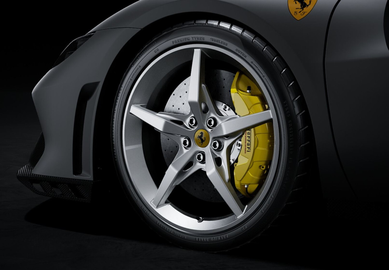 1/43 BBR Ferrari 296 Speciale (Matte Silverstone Grey) Car Model