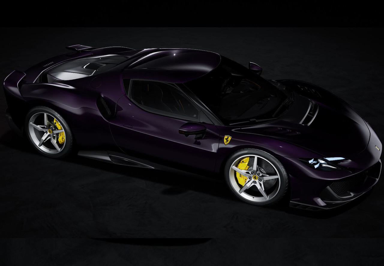1/43 BBR Ferrari 296 Speciale (Hong Kong Purple) Car Model