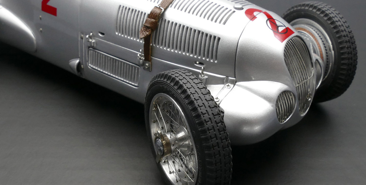 1/18 CMC 3-Car Set Mercedes-Benz Silver Arrow W125 Diecast Car