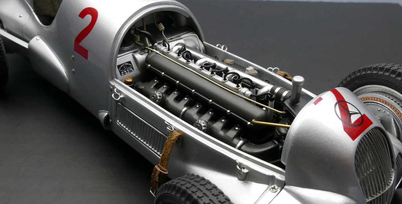 1/18 CMC 3-Car Set Mercedes-Benz Silver Arrow W125 Diecast Car