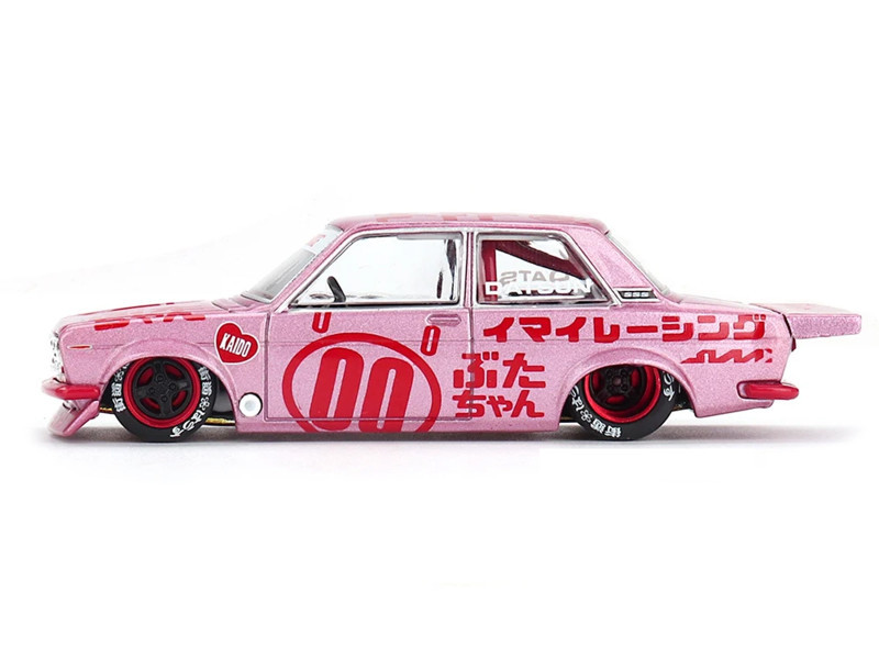 1/64 Kaido House Datsun 510 Pro Street Buta V1 (Pink) Diecast Car