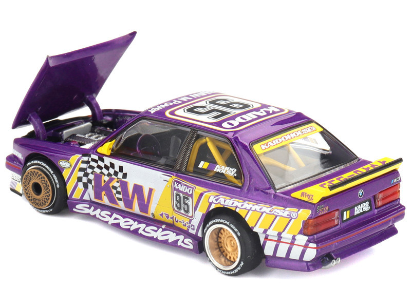1/64 Kaido House BMW M3 Kaido KW V1 #95 (Purple) Diecast Car Model