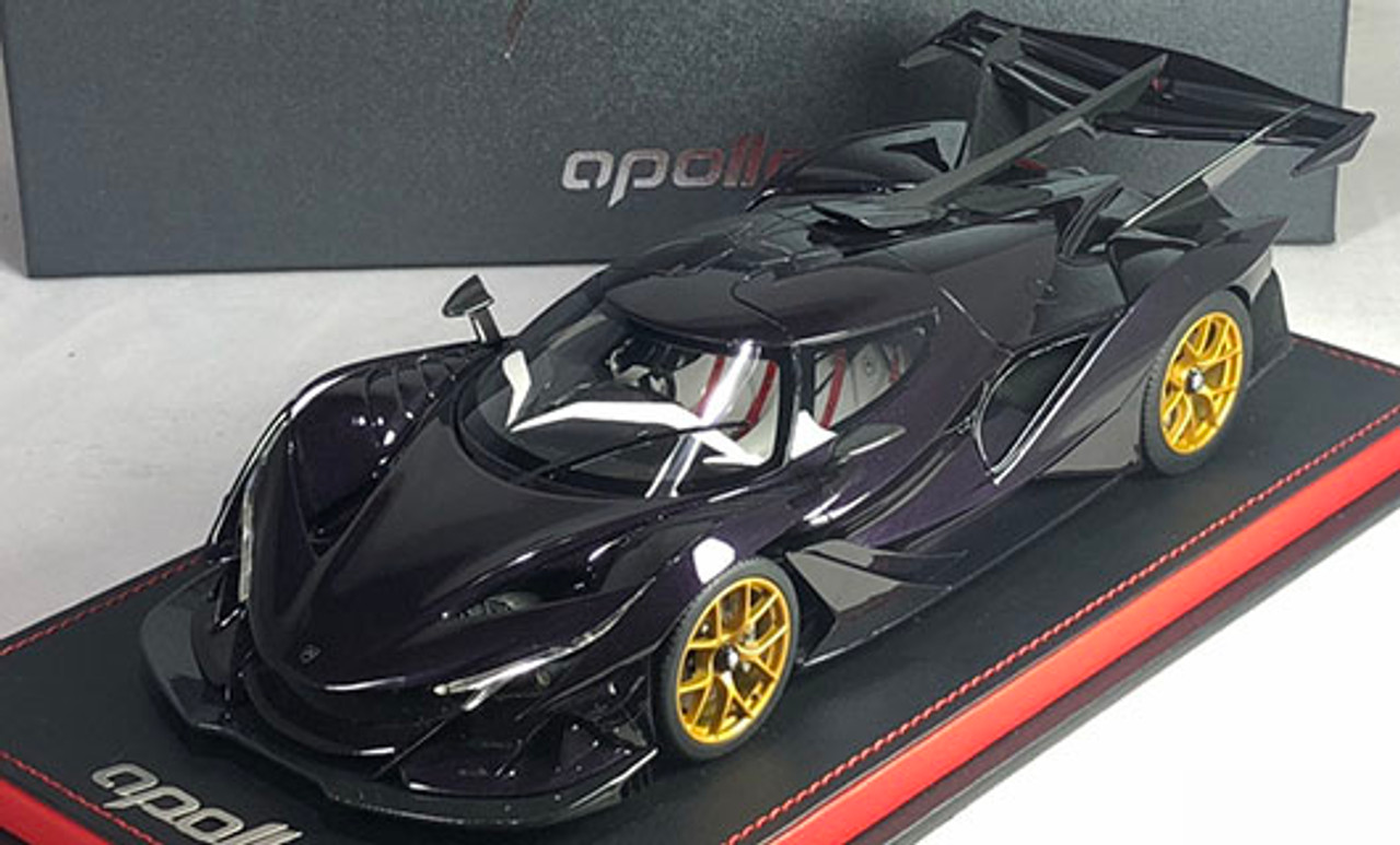 1/18 Peako Apollo IE (Purple Carbon w/gold wheels) Resin Enclosed Car Model Limited