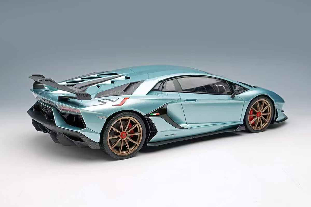 1/18 Makeup 2018 Lamborghini Aventador SVJ Nireo Wheels