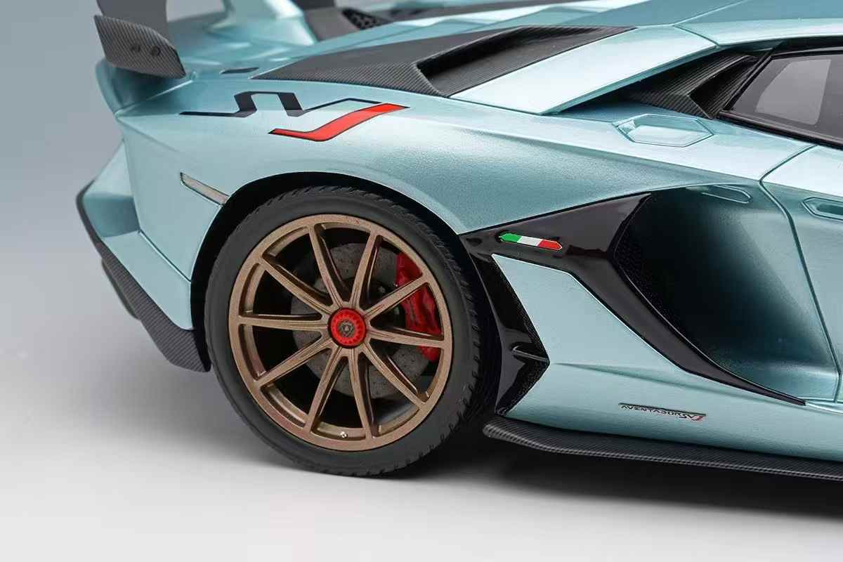 1/18 Makeup 2018 Lamborghini Aventador SVJ Nireo Wheels & Carbon