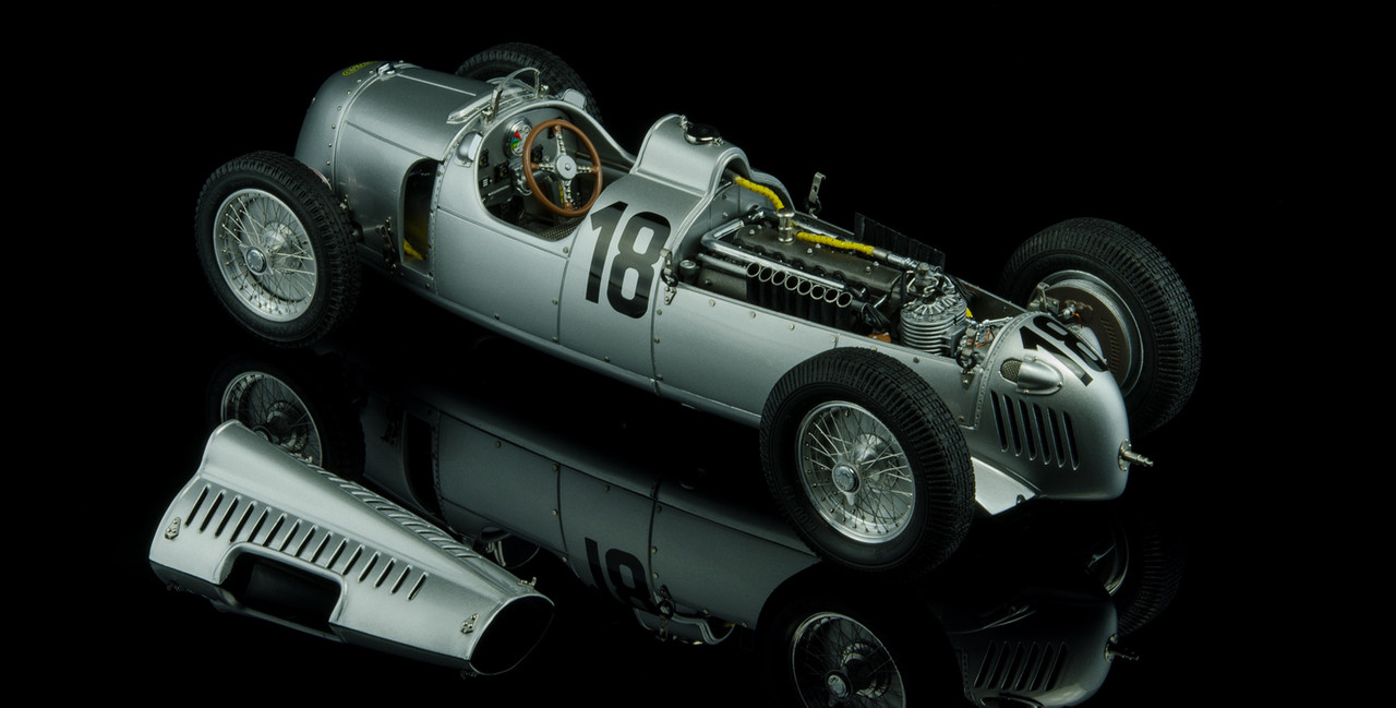 1/18 CMC 1936 Auto Union Type C #18 Eifel Race Diecast Car Model