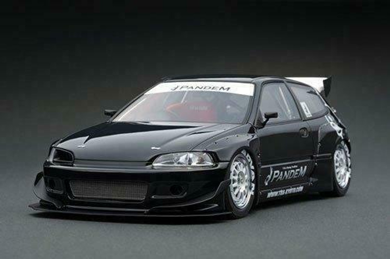 1/18 イグニッションモデル EG6 ホンダ シビック ignition 1/18 IG Ignition Model Pandem Honda Civic EG6 (Black) Car