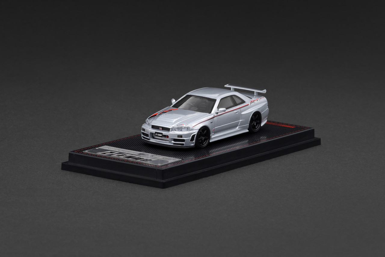 1/64 IG Ignition Model Nissan Skyline GT-R GTR R34 Z-Tune (Silver
