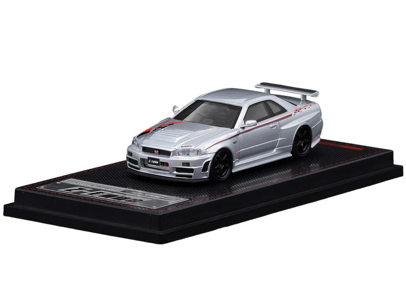 1/64 IG Ignition Model Nissan Skyline GT-R GTR R34 Z-Tune (Silver