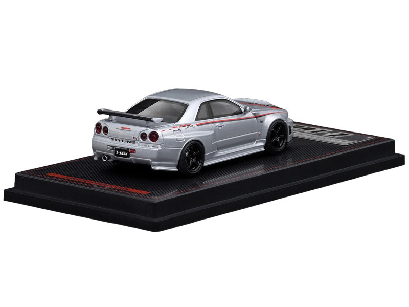 1/64 IG Ignition Model Nissan Skyline GT-R GTR R34 Z-Tune (Silver