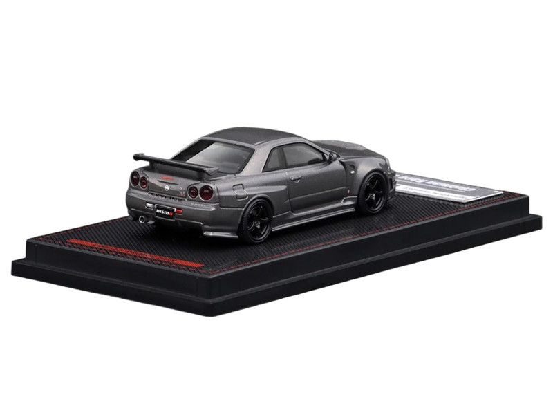 1/64 IG Ignition Model Nissan Skyline GT-R GTR R34 Nismo Omori Factory CRS (Grey) Car Model