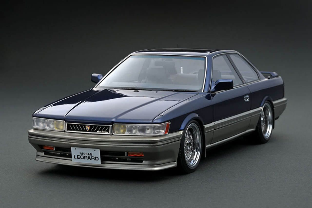 1/18 IG Ignition Model Nissan Leopard 3.0 Ultima (F31) (Blue) Car Model  IG1014