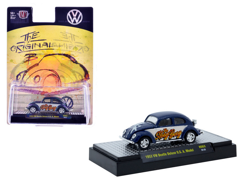 1/64 M2 Machines 1953 Volkswagen Beetle Deluxe ”The Slug Bug