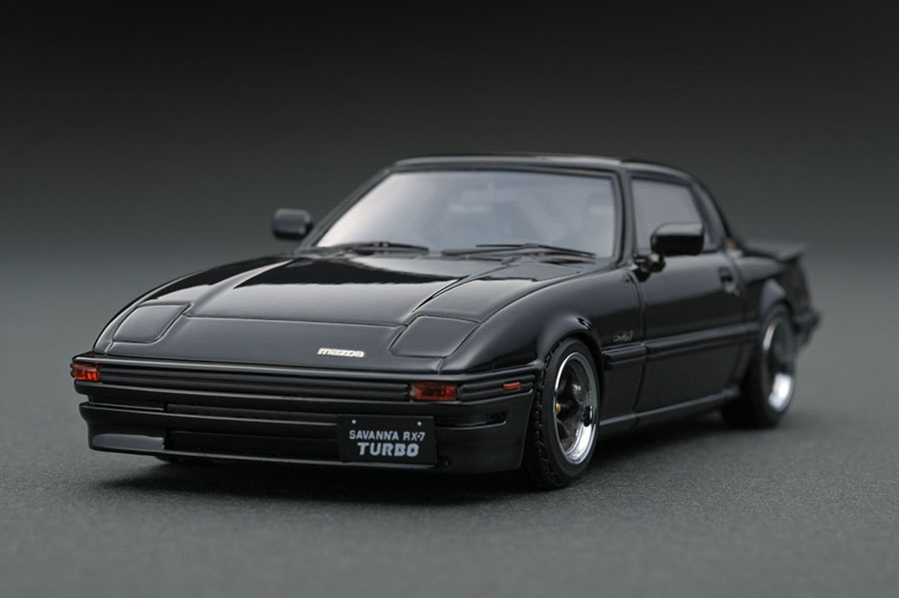 1/43 IG Ignition Model Mazda Savanna RX-7 RX7 (SA22C) Black Car Model IG0915