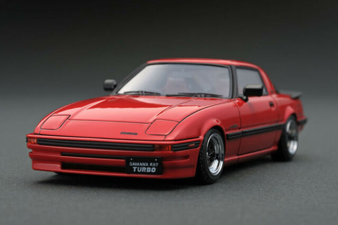 1/43 IG Ignition Model Mazda Savanna RX-7 RX7 (SA22C) Red Car Model IG0916